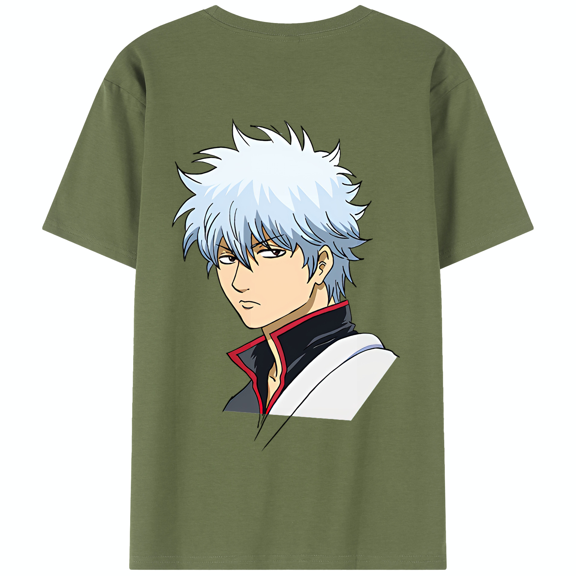 （画像用） ぎんたま 坂田銀時（さかたぎんとき） 神楽 志村新八（しむら しんぱち） GINTAMA Sakata Gintoki Kagura Shimura Shinpachi 綿100％半袖Tシャツ（背面プリント）
